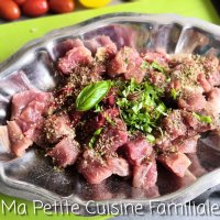 Brochettes de filet mignon de porc marinade provençale